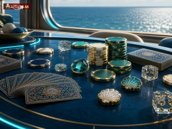 Simbol dan gulungan bertema peradaban Aztec di Treasures of Aztec